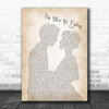 Joe Cocker Up Where We Belong Man Lady Bride Groom Wedding Song Lyric Music Wall Art Print