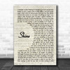 Years & Years Shine Vintage Script Song Lyric Print
