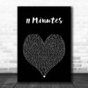 Yungblud & Halsey 11 Minutes Black Heart Song Lyric Print