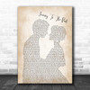 Liz Callaway Journey To The Past Man Lady Bride Groom Wedding Song Lyric Music Wall Art Print