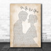 Michael Jackson You Are Not Alone Song Lyric Man Lady Bride Groom Wedding Music Wall Art Print