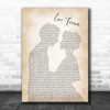 Oasis Live Forever Song Lyric Man Lady Bride Groom Wedding Music Wall Art Print