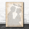 Phyllis Nelson Move Closer Man Lady Bride Groom Wedding Song Lyric Music Wall Art Print