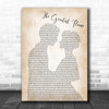 Runrig The Greatest Flame Man Lady Bride Groom Wedding Song Lyric Music Wall Art Print