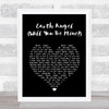 Marvin Berry, Harry Waters Jr. Earth Angel Will You Be Mine Black Heart Song Lyric Music Art Print