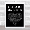 Ray, Goodman & Brown Look at Me (I'm in Love) Black Heart Song Lyric Music Art Print