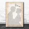 Shawn Mendes Nervous Song Lyric Man Lady Bride Groom Wedding Music Wall Art Print