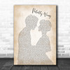 Shawn Mendes Perfectly Wrong Song Lyric Man Lady Bride Groom Wedding Music Wall Art Print