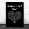 Alicia Keys Distance And Time Black Heart Song Lyric Music Art Print