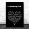 Piet Smit Oorwinningslied Black Heart Song Lyric Music Art Print