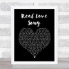Nothing But Thieves Real Love Song Black Heart Song Lyric Music Art Print