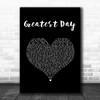 Beverley Knight Greatest Day Black Heart Song Lyric Music Art Print