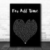 Michael Jackson For All Time Black Heart Song Lyric Music Art Print