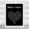 Doreen Shaffer Sugar sugar Black Heart Song Lyric Music Art Print