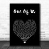 Lion King 2 One Of Us Black Heart Song Lyric Music Art Print