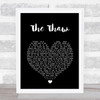 Biffy Clyro The Thaw Black Heart Song Lyric Music Art Print