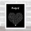 Simply Red Angel Black Heart Song Lyric Music Art Print