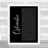 Sounds Of Blackness Optimistic Black Script Song Lyric Music Art Print