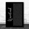Matthew Morrison, Laura Michelle Kelly, Neverland Black Script Song Lyric Music Art Print