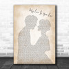 Whitney Houston My Love Is Your Love Song Lyric Man Lady Bride Groom Music Wall Art Print