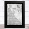 Barenaked Ladies Odds Are Grey Man Lady Dancing Song Lyric Music Art Print