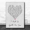 Annie Lennox I Put a Spell on You Grey Heart Song Lyric Music Art Print