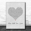 Shinedown How Did You Love Grey Heart Song Lyric Music Art Print