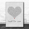 AURORA Exist For Love Grey Heart Song Lyric Music Art Print