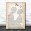 Miley Cyrus Adore You Man Lady Bride Groom Wedding Song Lyric Music Wall Art Print