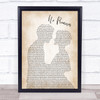 Shawn Mendes No Promises Man Lady Bride Groom Wedding Song Lyric Music Wall Art Print