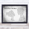 Deep Purple All The Time in The World Man Lady Couple Grey Song Lyric Music Art Print