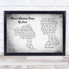 New Seekers Never ending song of love Man Lady Couple Grey Song Lyric Music Art Print