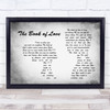 Peter Gabriel The Book of Love Man Lady Couple Grey Song Lyric Music Art Print