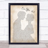 The Beatles One After 909 Man Lady Bride Groom Wedding Song Lyric Music Wall Art Print