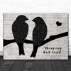 Ed Sheeran Thinking Out Loud Lovebirds Music Script Song Lyric Music Art Print