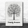 The O'Jays Family Reunion Music Script Tree Song Lyric Music Art Print