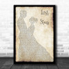 Adam Levine Lost Stars Man Lady Dancing Song Lyric Music Wall Art Print