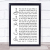 Oasis The Masterplan Rustic Script Song Lyric Music Art Print