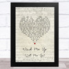 Cliff Richard Wind Me Up (Let Me Go) Script Heart Song Lyric Music Art Print