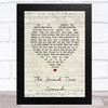 Frank Sinatra The Second Time Around Script Heart Song Lyric Music Art Print