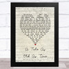 Celine Dion A Tale As Old As Time Script Heart Song Lyric Music Art Print