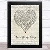 The Lightening Seeds The Life of Riley Script Heart Song Lyric Music Art Print
