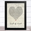 Pharrell Williams Gust of Wind Script Heart Song Lyric Music Art Print Pharrell Williams Gust of Wind Script Heart Song Lyric Music Art Print