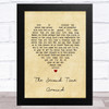 Frank Sinatra The Second Time Around Vintage Heart Song Lyric Music Art Print