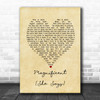 Magnificent Magnificent (She Says) Vintage Heart Song Lyric Music Art Print
