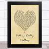 Mr. Probz Nothing Really Matters Vintage Heart Song Lyric Music Art Print