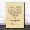 Nat King Cole Magnificent Obsession Vintage Heart Song Lyric Music Art Print