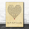 Marillion Don't Hurt Yourself Vintage Heart Song Lyric Music Art Print