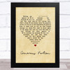 Cageless Birds Generous Portion Vintage Heart Song Lyric Music Art Print