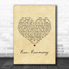 Slade Run Runaway Vintage Heart Song Lyric Music Art Print